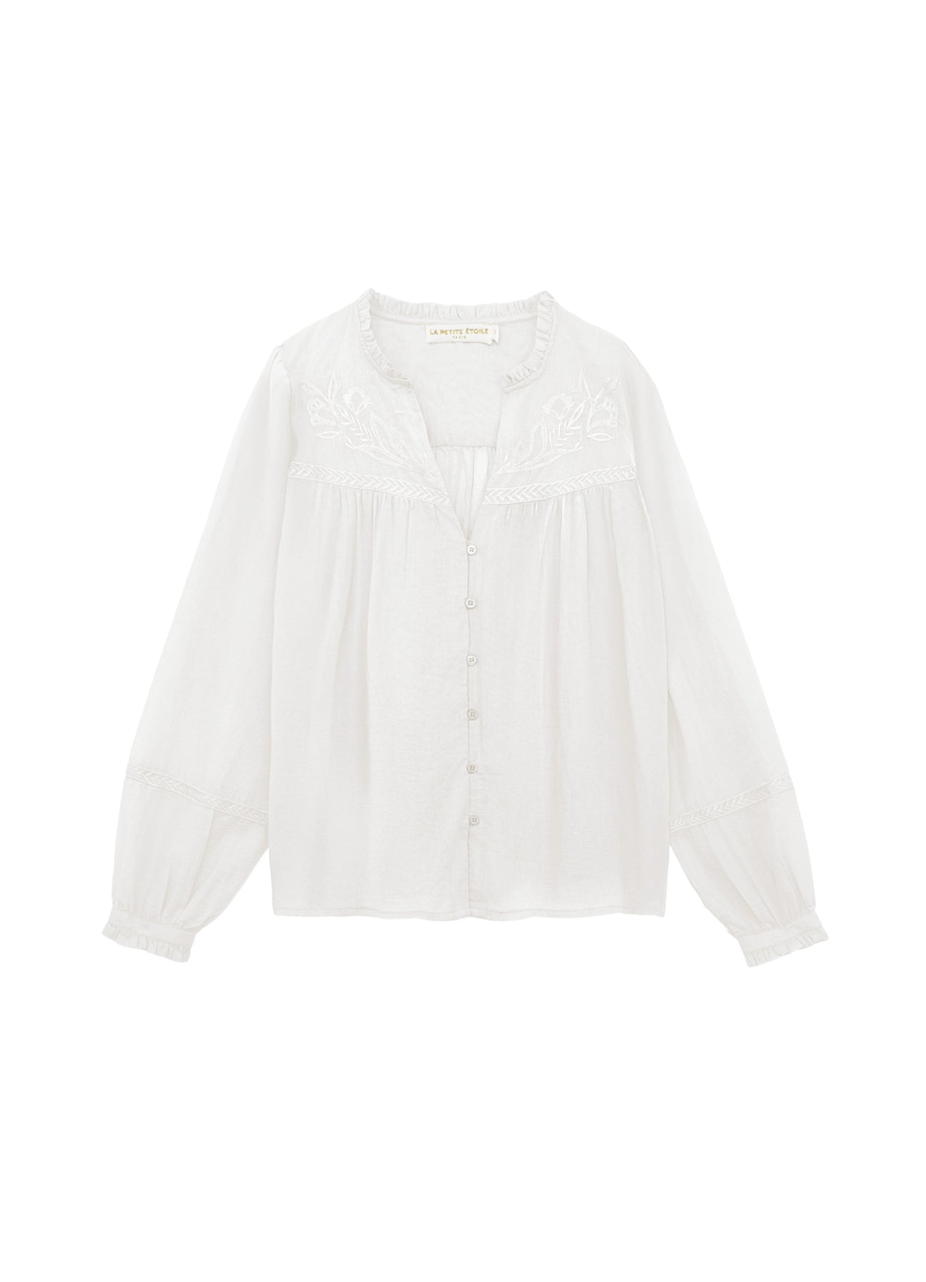 Blouse : 11-Ecru