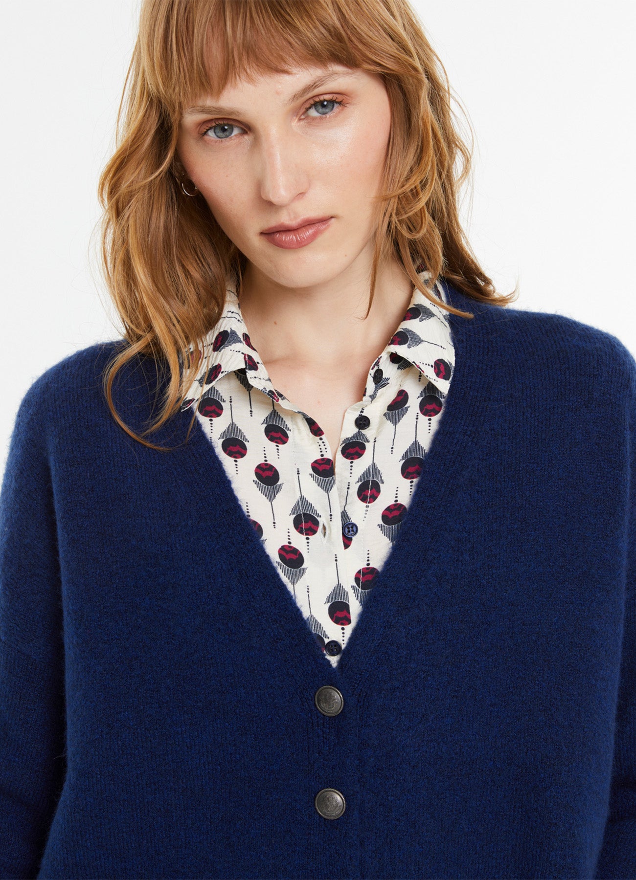 Cardigan : Blue-20