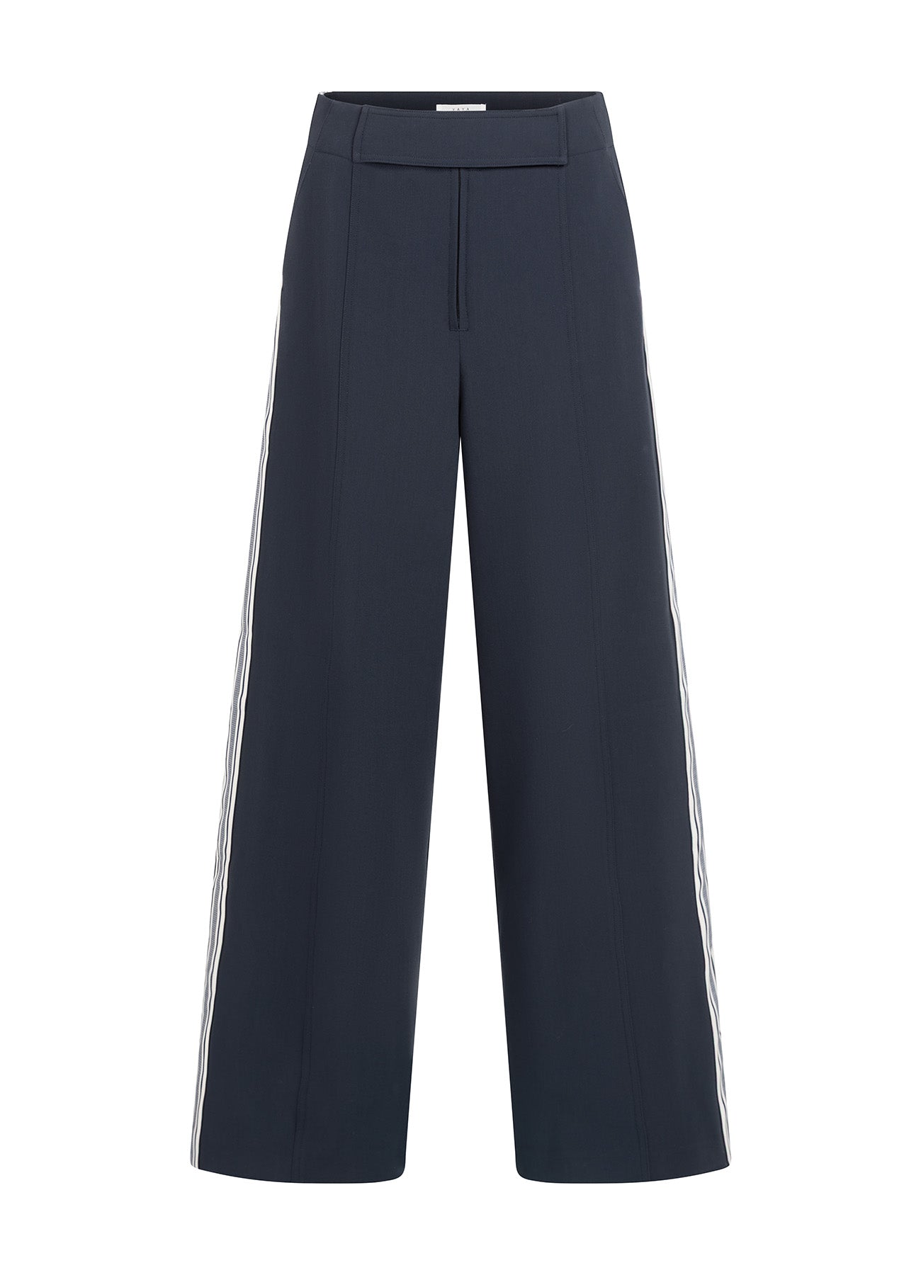 High Waist Wide Leg Trousers W : Inkwell Blue 94016