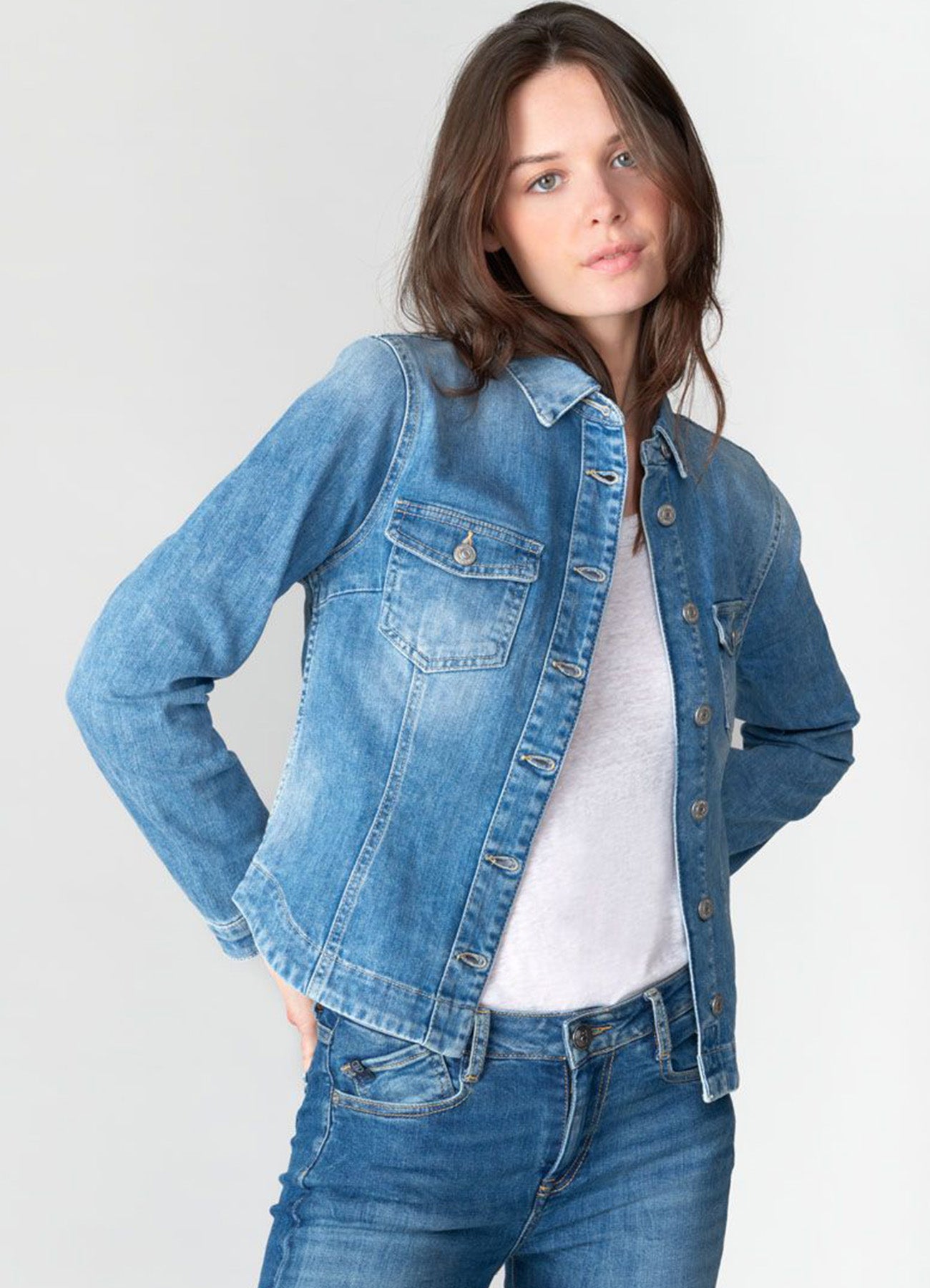 Denim Jacket : Blue