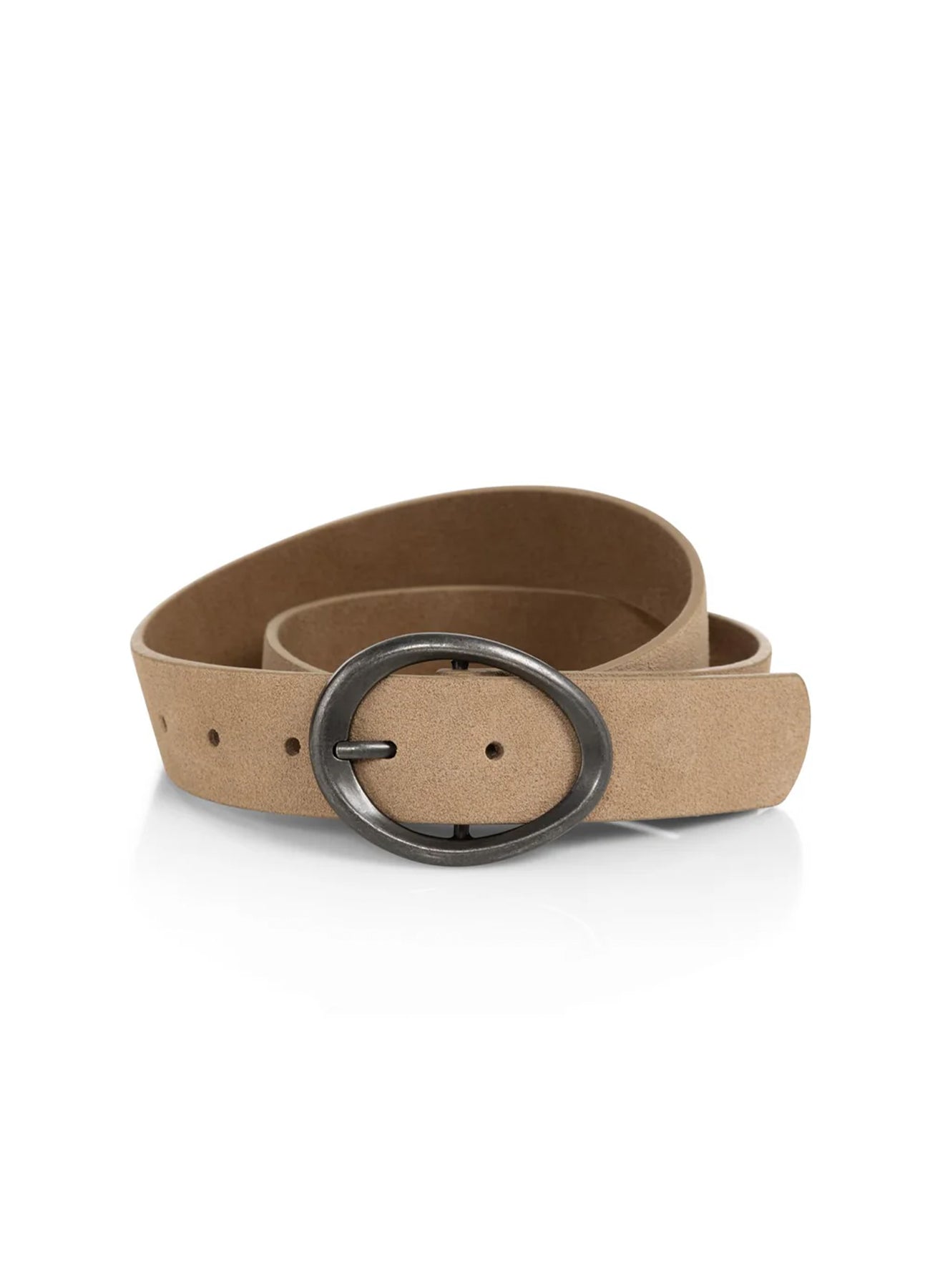 Thin Suede Belt : Tan Brown 99051