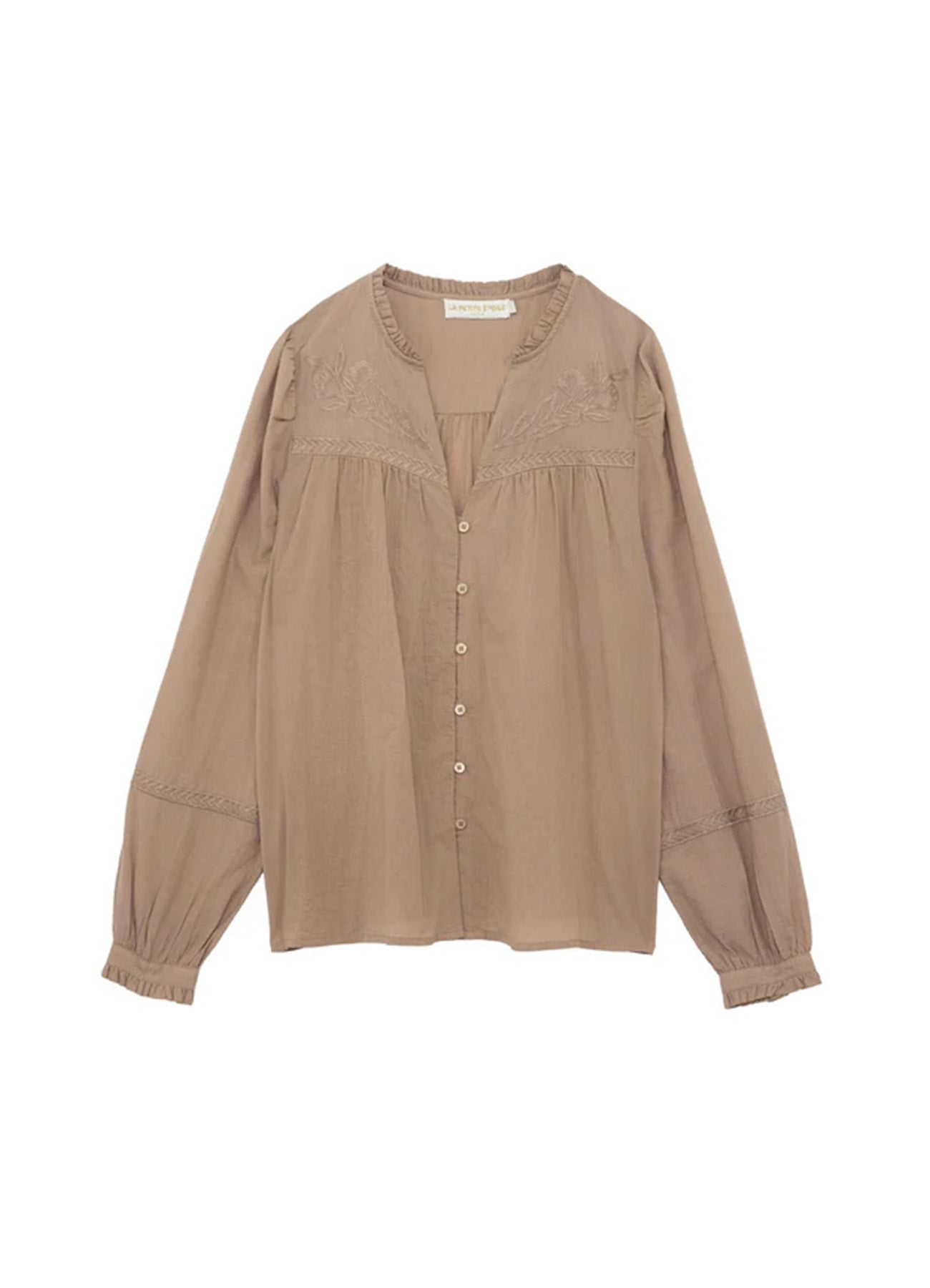 Blouse : 15-Camel