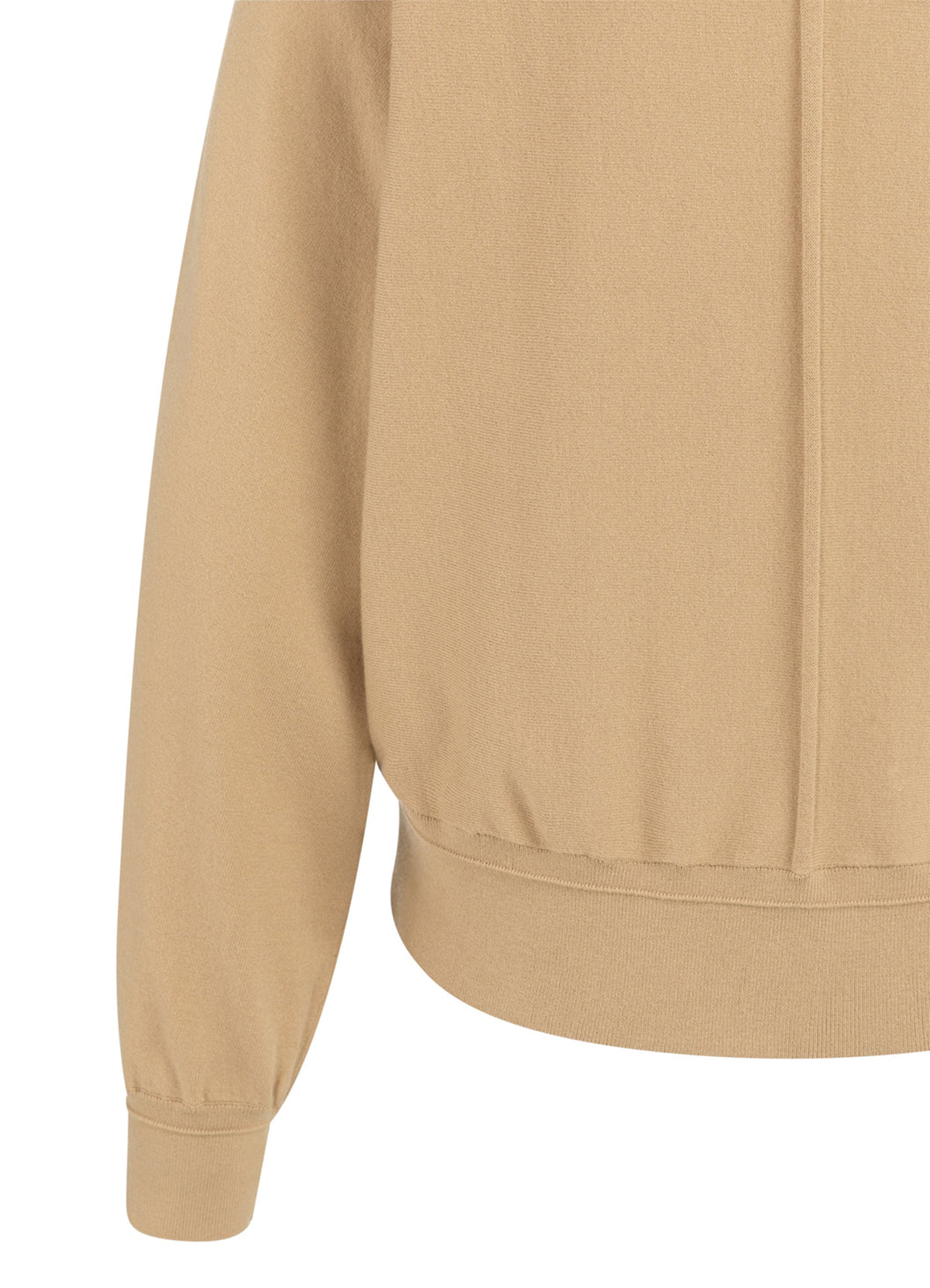 Batwing Sweater With Details : Tan Brown 99051