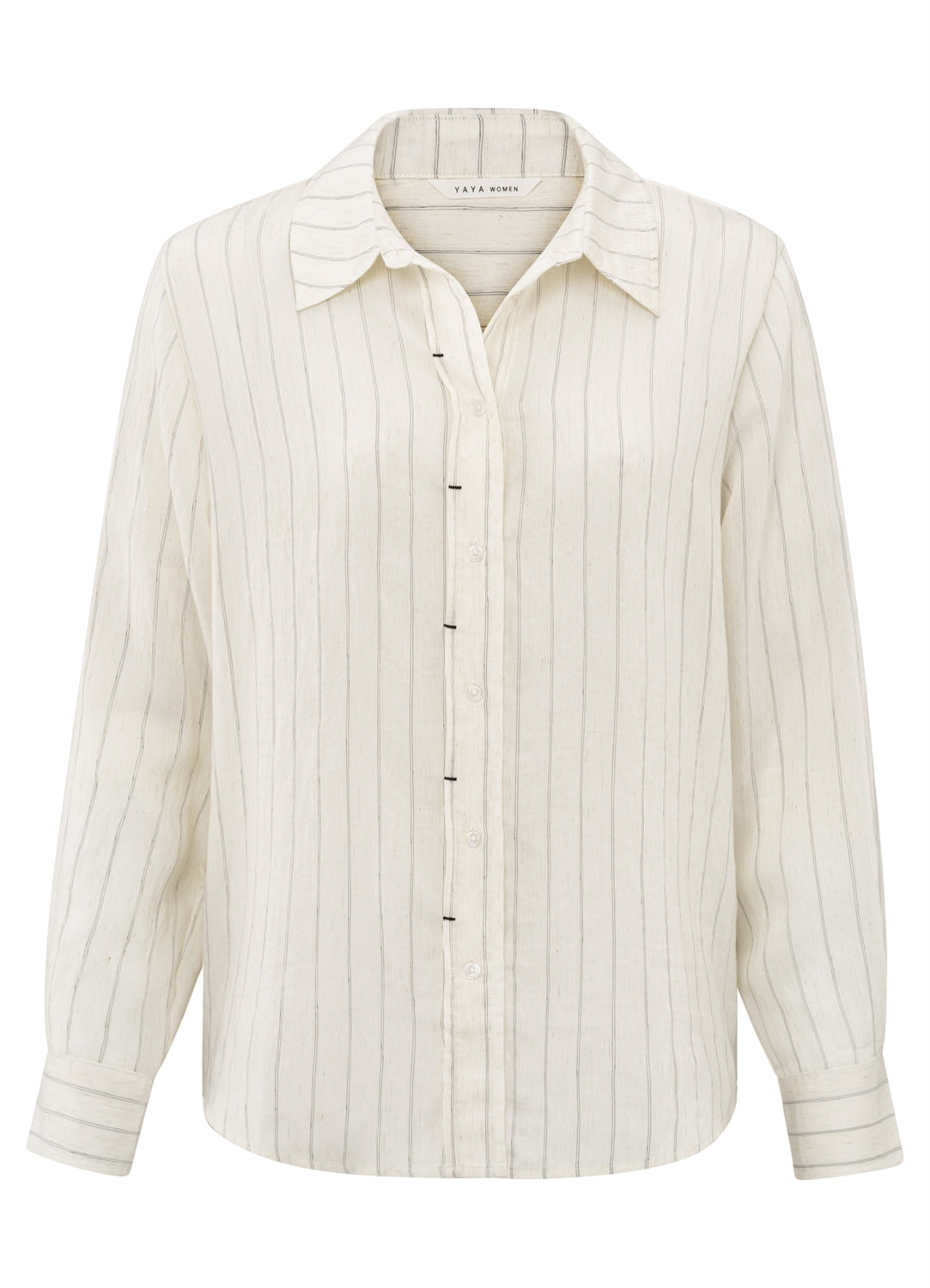 Striped Shirt With Tack Detail : Summer Sand Dessin 209081