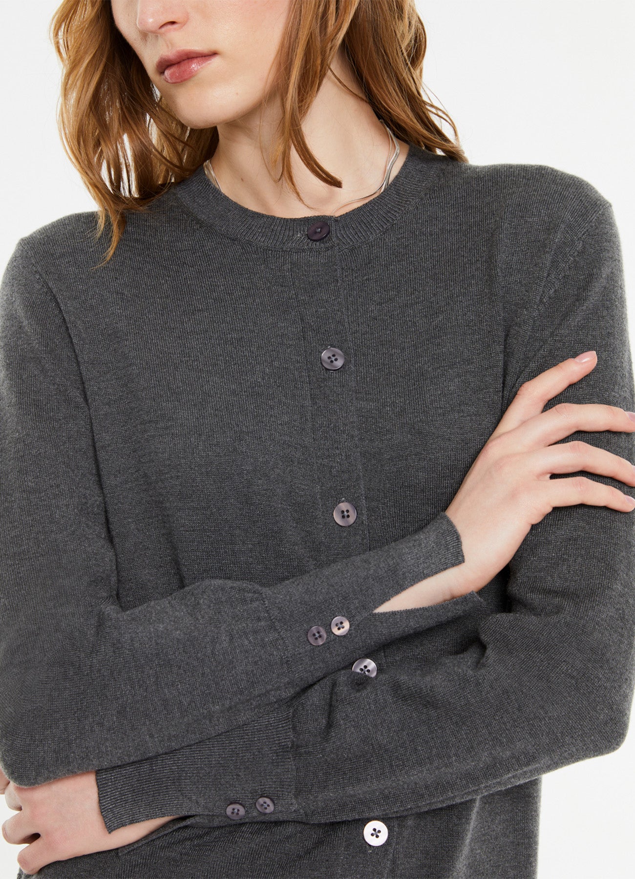 Cardigan : Grey-34