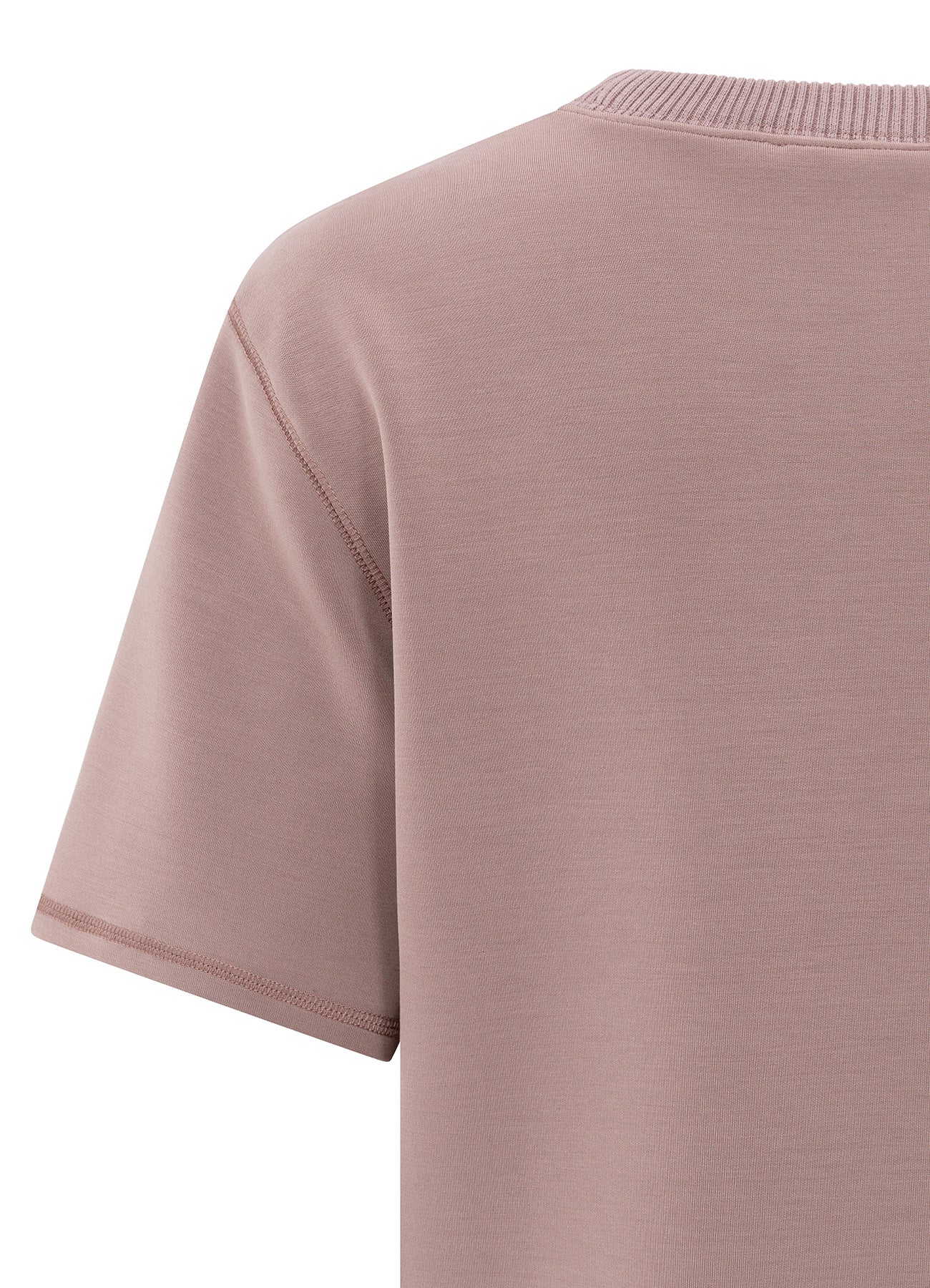 Short Sleeve Sweatshirt With K : Blush Pink 99016