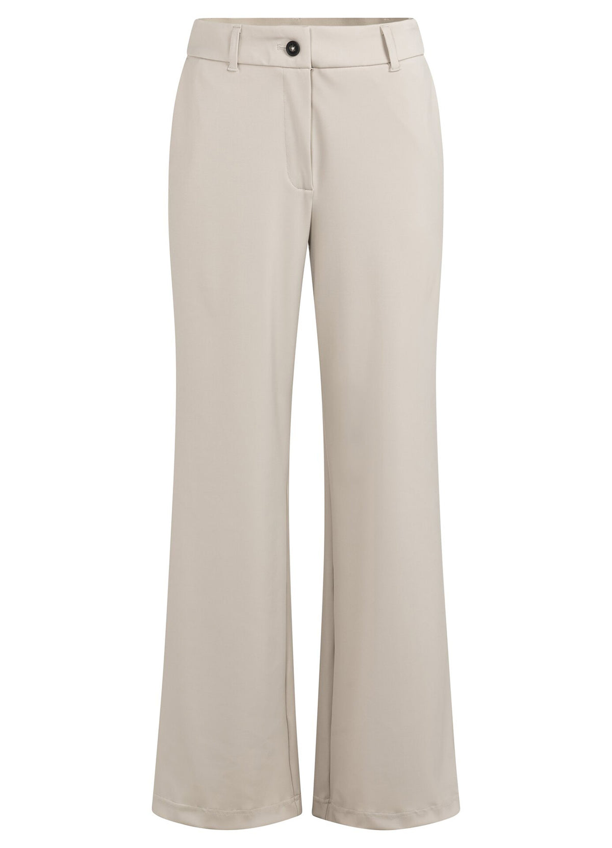 Jersey Wide Leg Trousers With : Slate Grey 99055