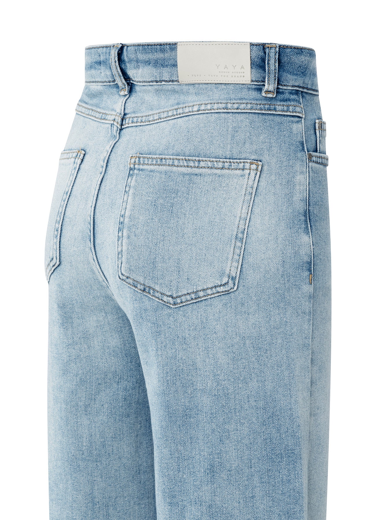 Loose Fit Hw Denim : Light Blue Denim 01118