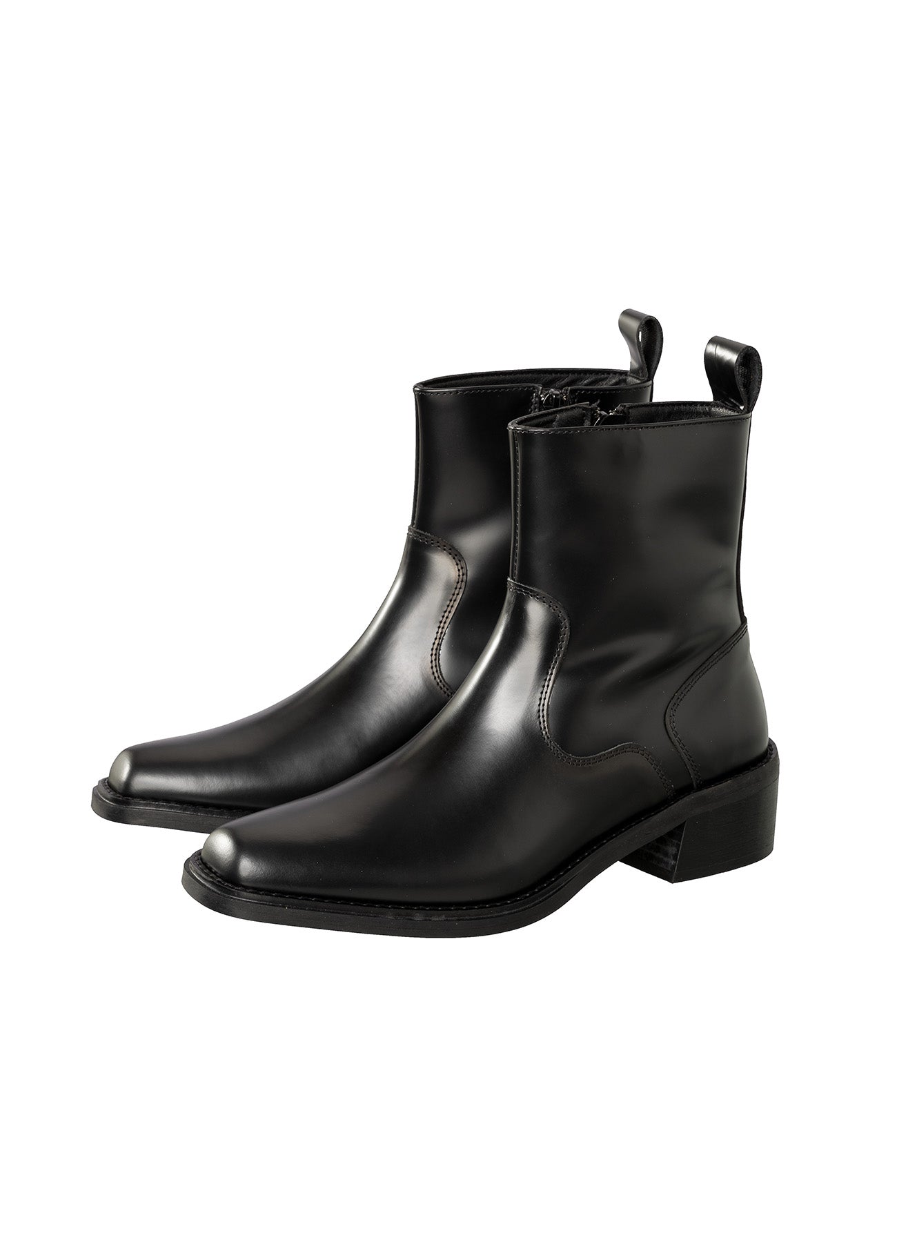 Low Boot Fake Leather : Oyster Black 90205