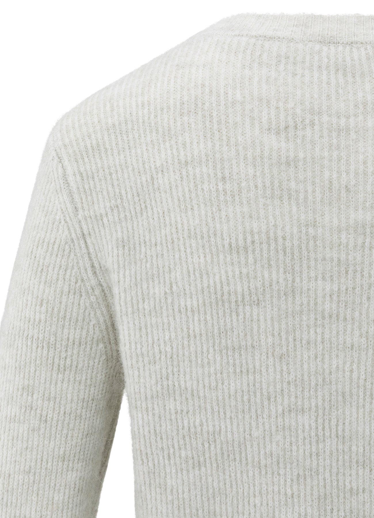 Cardigan In Melange Yarn : Cloud Grey Melange 916191
