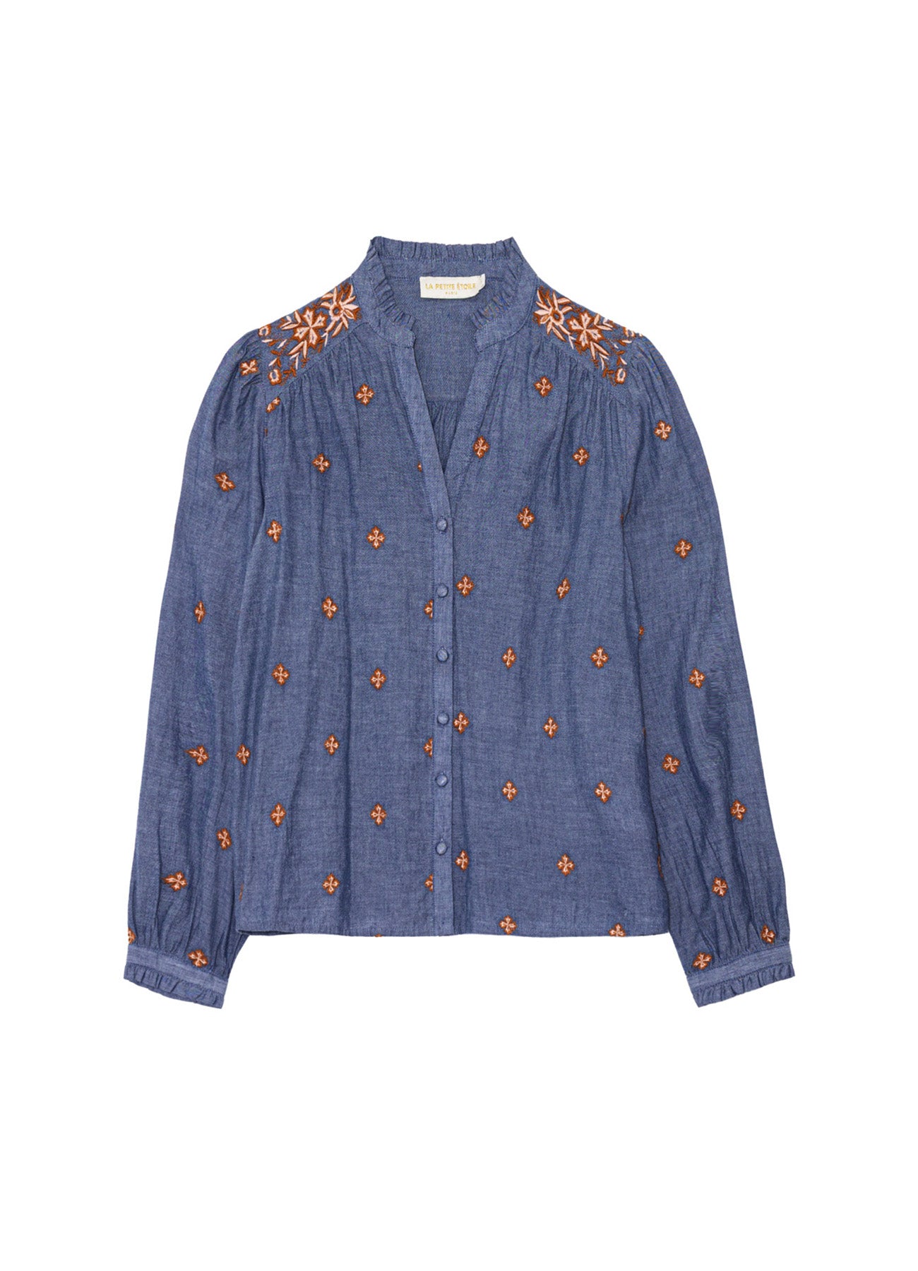 Blouse : 24-Chambray