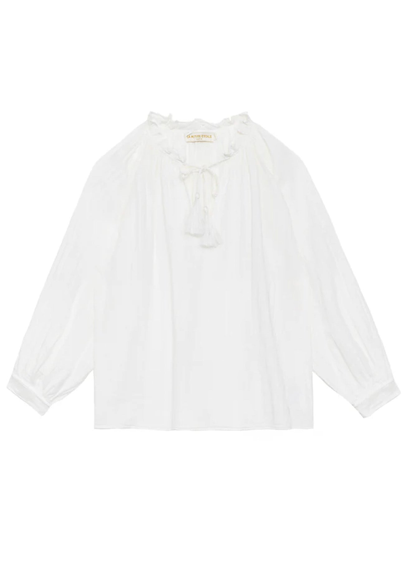 Blouse : 11-Ecru