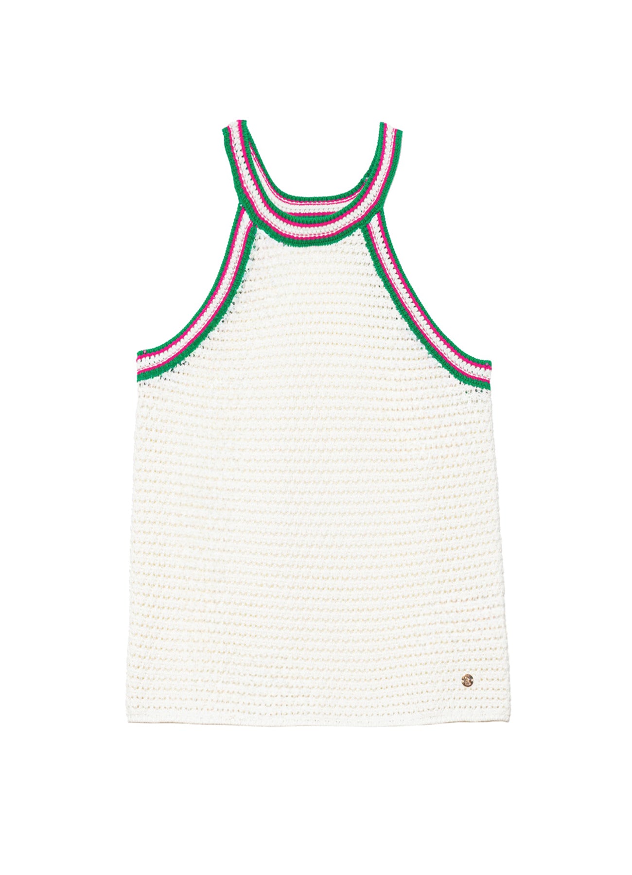 Knitted Tank Top : 11-Ecru