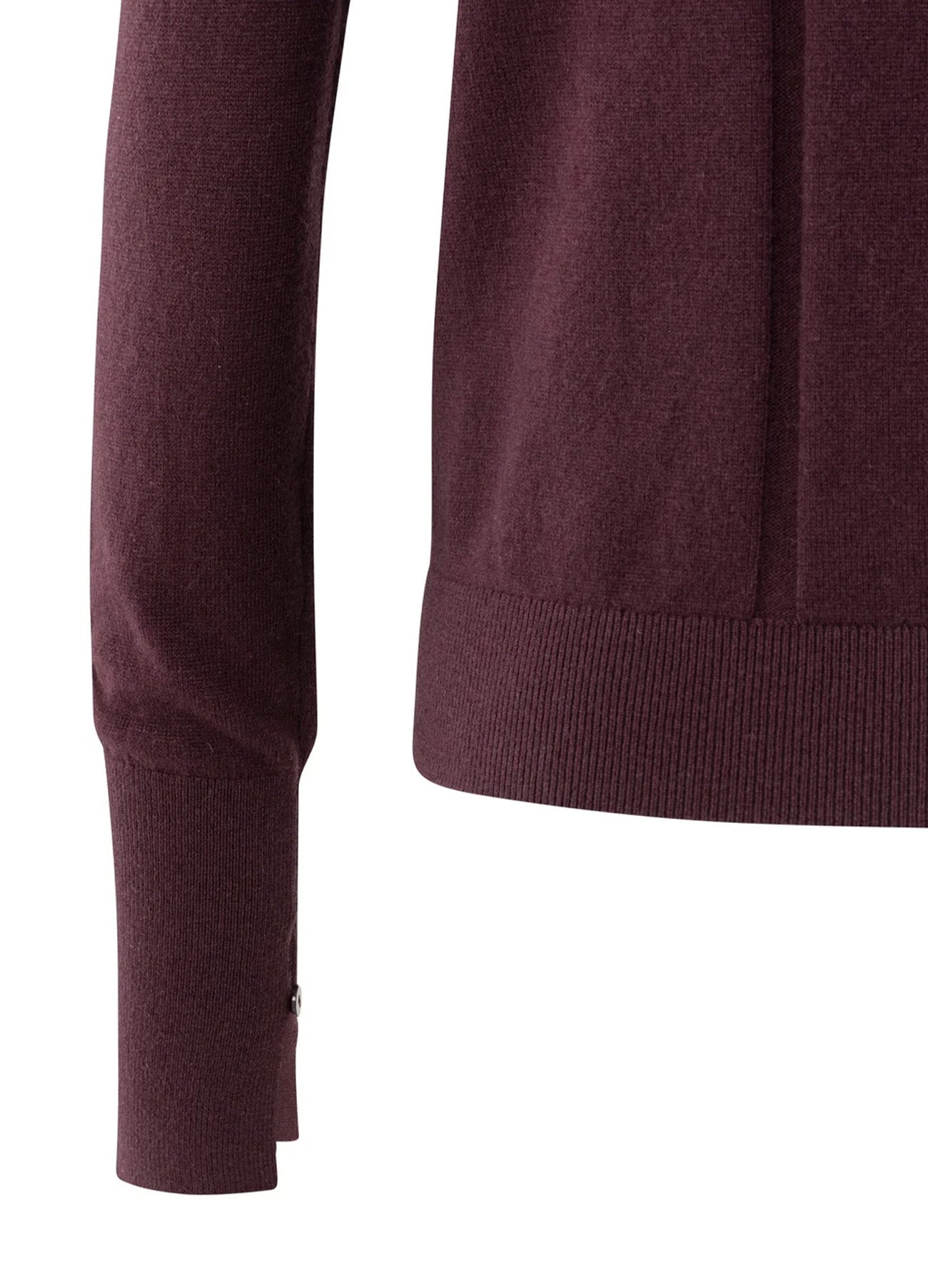 Sweater With Open Parts At Neckline : Fudge Purple 803072