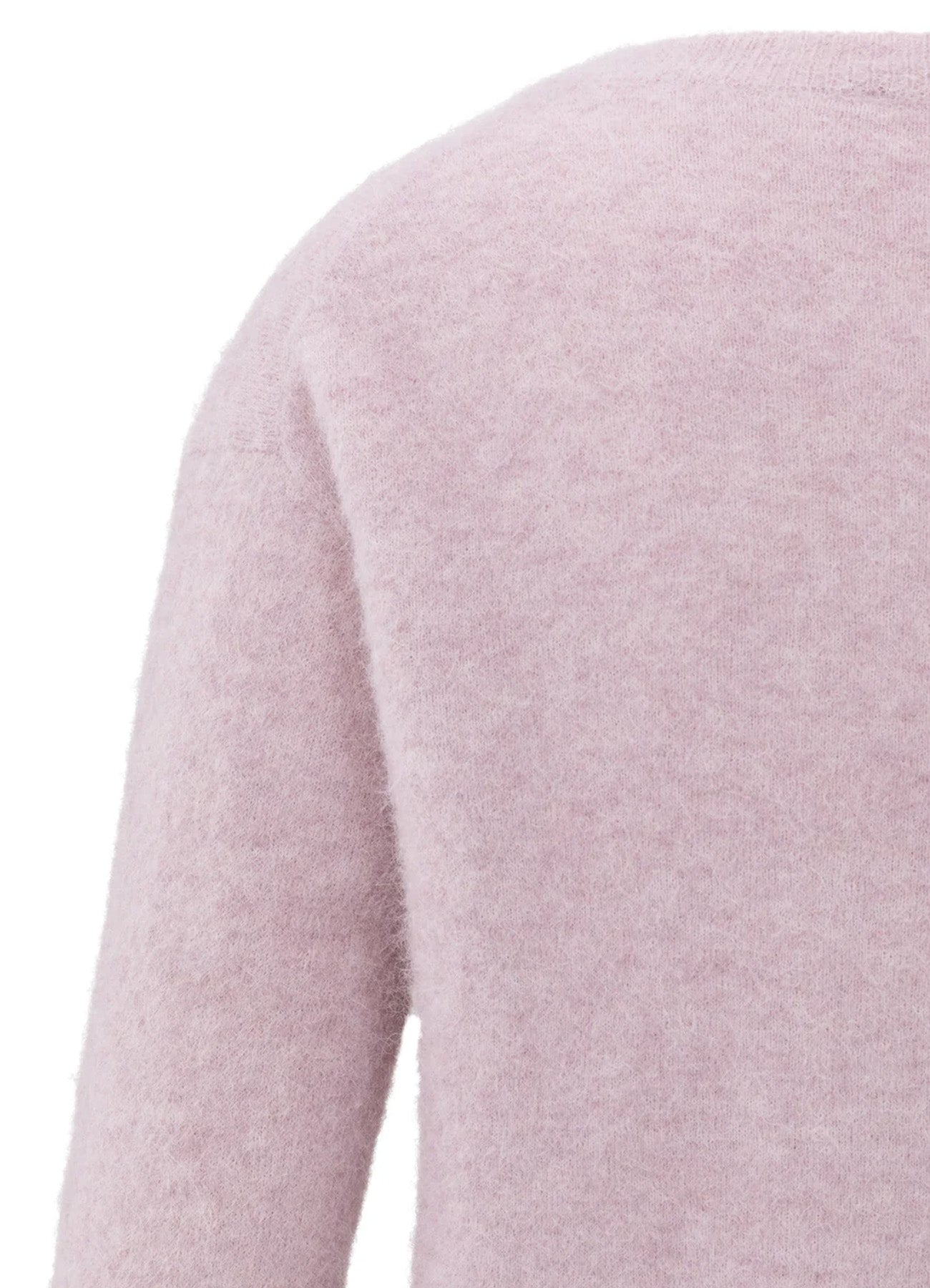 V-Neck Sweater Ls : Cloud Gray Purple 24001