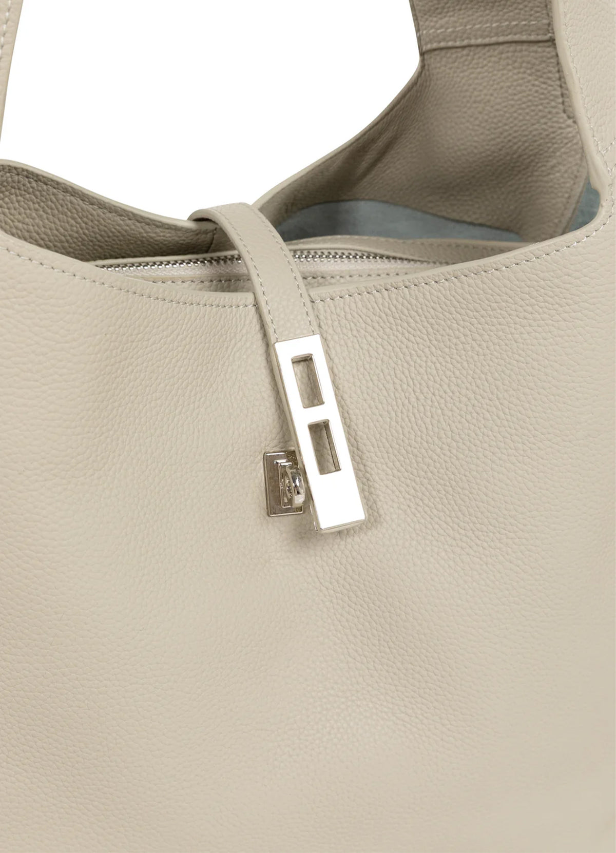 Leather Shopper : Mist Green 99043