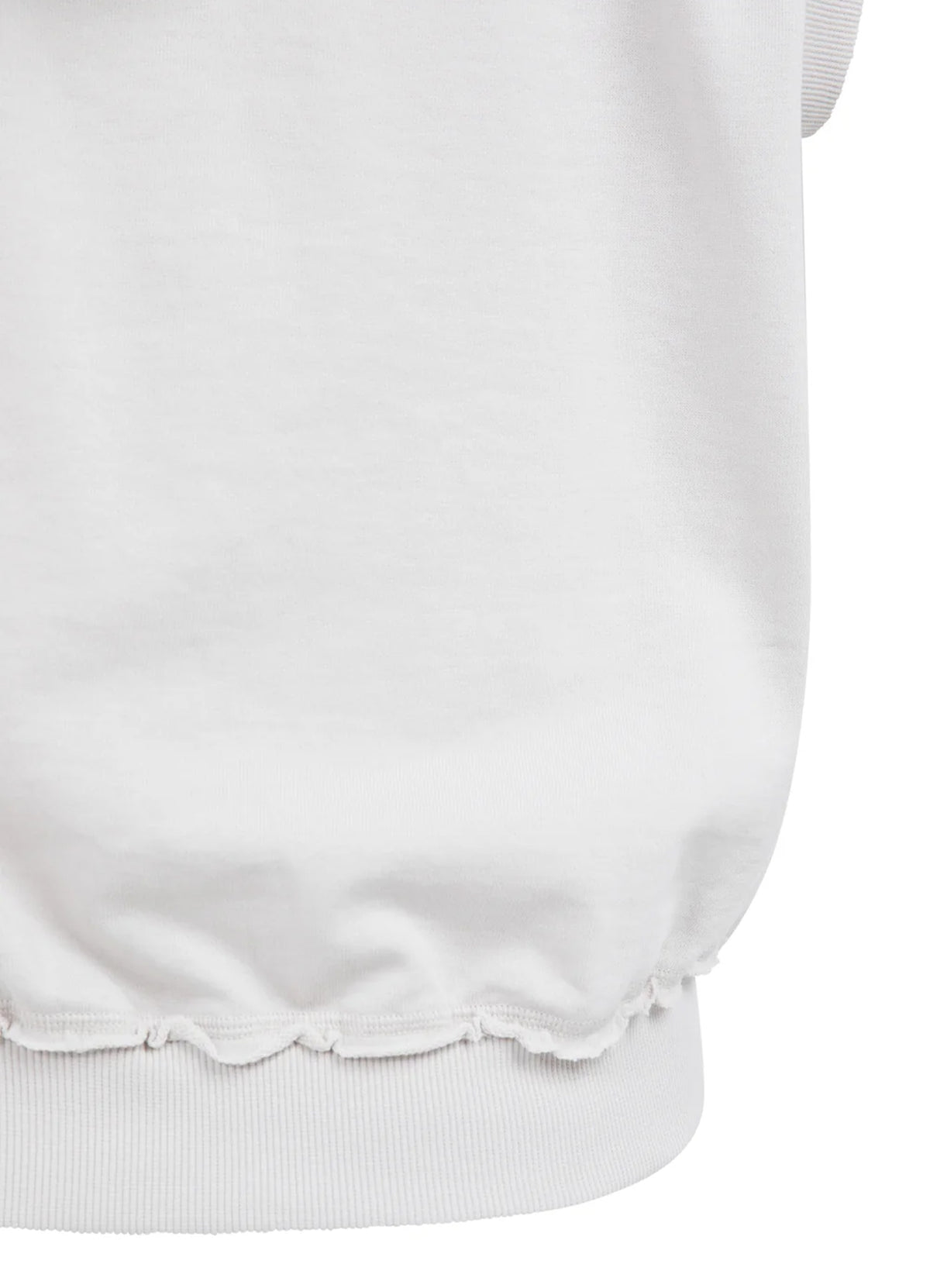 Sleeveless Hoodie With Cords : Temple Gray 30005