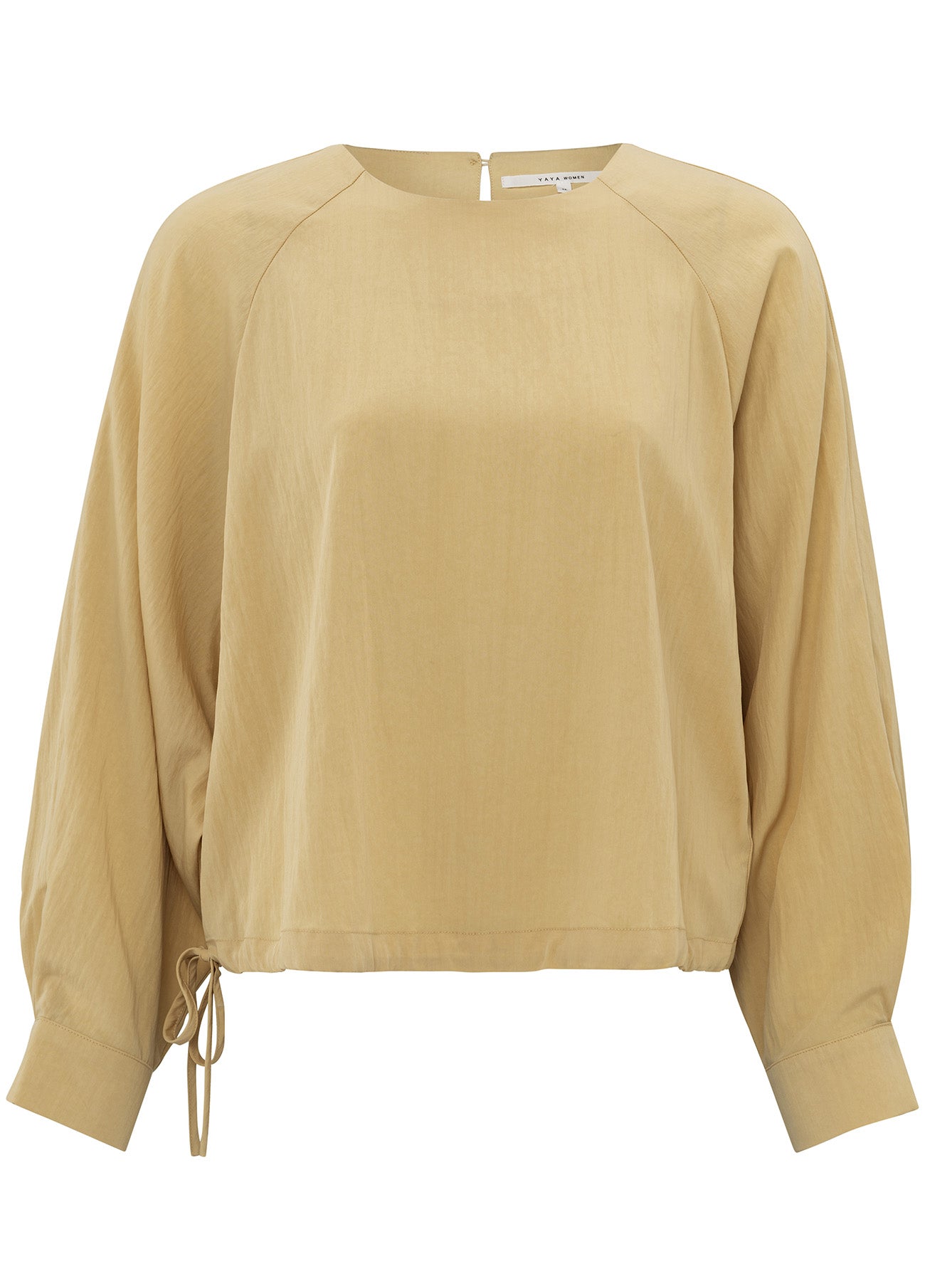 Raglan Top With Drawcord : Moonstone Yellow 41026