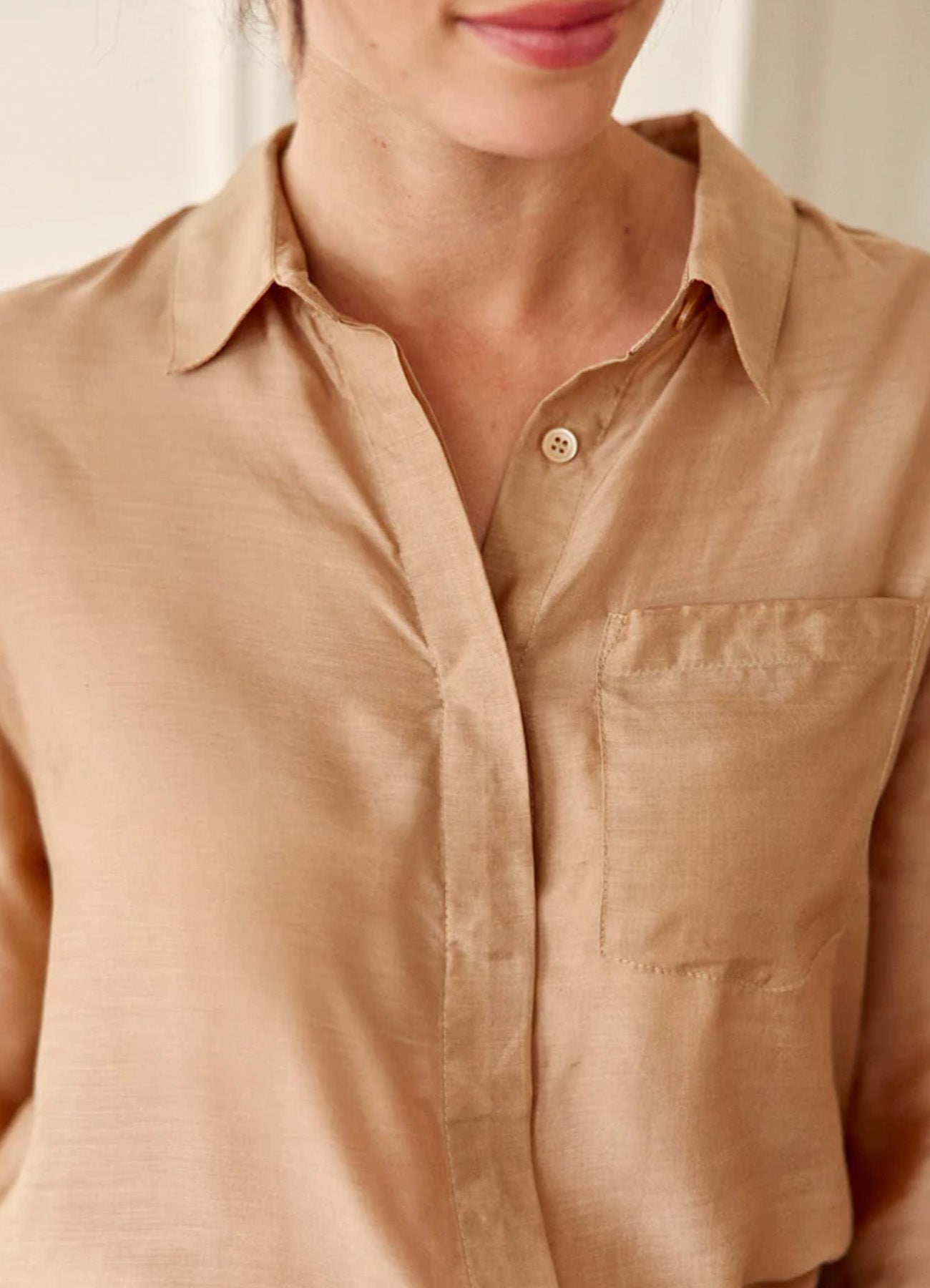 Blouse : 15-Camel