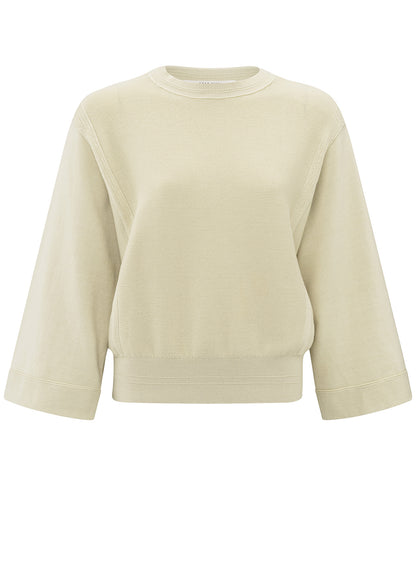 Mixing Textures Sweater : Summer Sand 20908