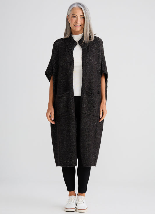 Phoenix Knit Cardi : Charcoal