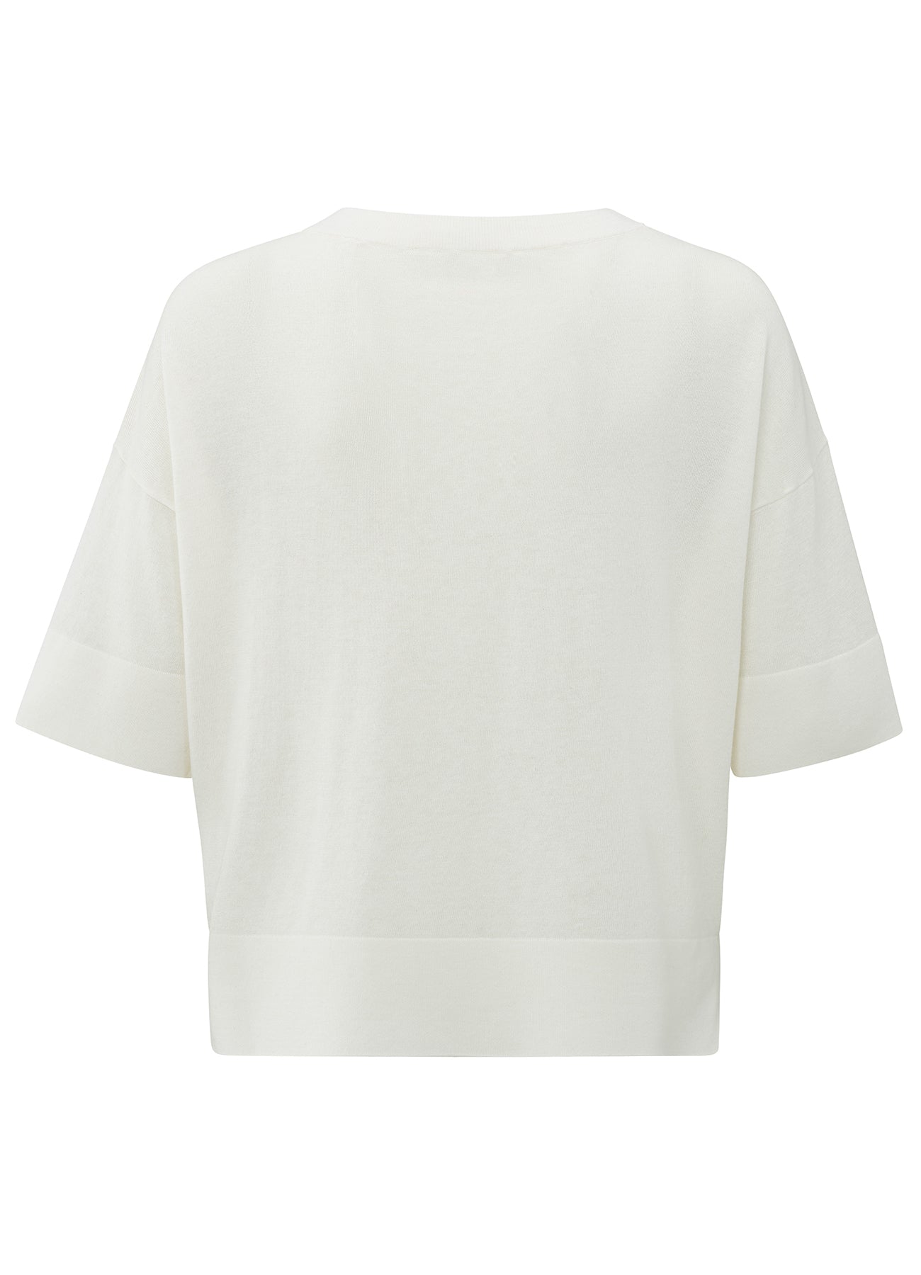 Oversized Fine Knitted Cardiga : Wool White 99691