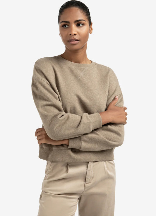 Sweatshirt : Capers Melange 99008