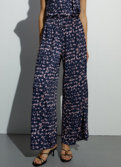 Trouser : Navy Blue-36