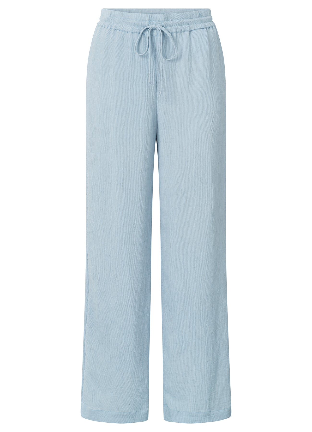 Woven Structured Wide Leg : Baby Blue 99992