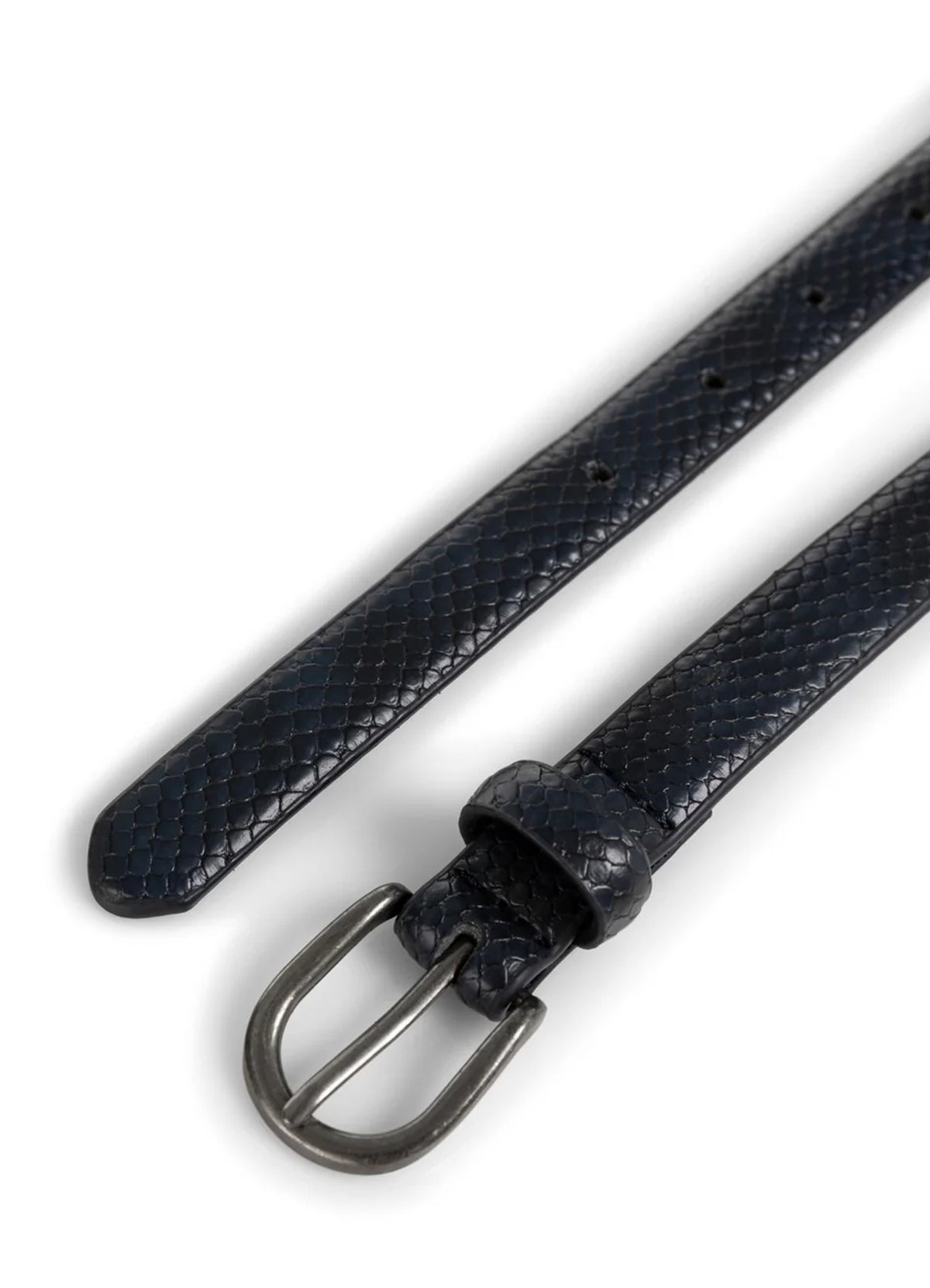 Thin Snake Belt : Navy Blazer Blue 93923