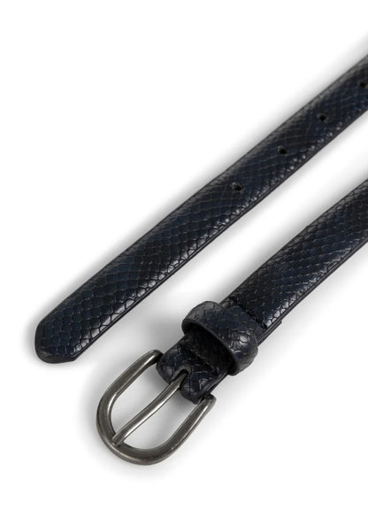 Thin Snake Belt : Navy Blazer Blue 93923