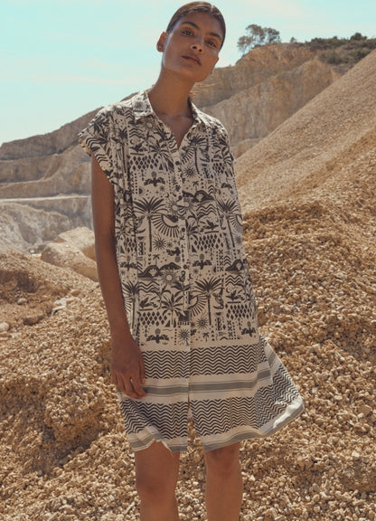 Dress : Dark Green-45