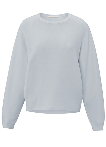 Sweater With Seam Details : Gray Dawn Blue 44106