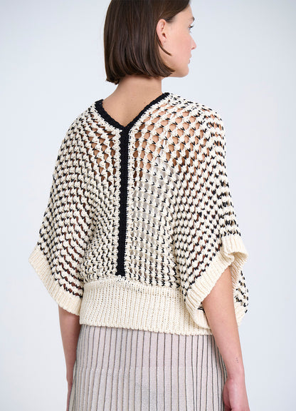 Vest : 1000-Cream/Black