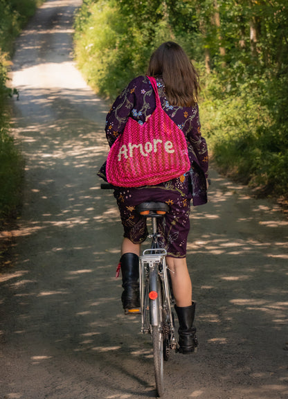 Dora Amore : Pink/Scarlet/Natual
