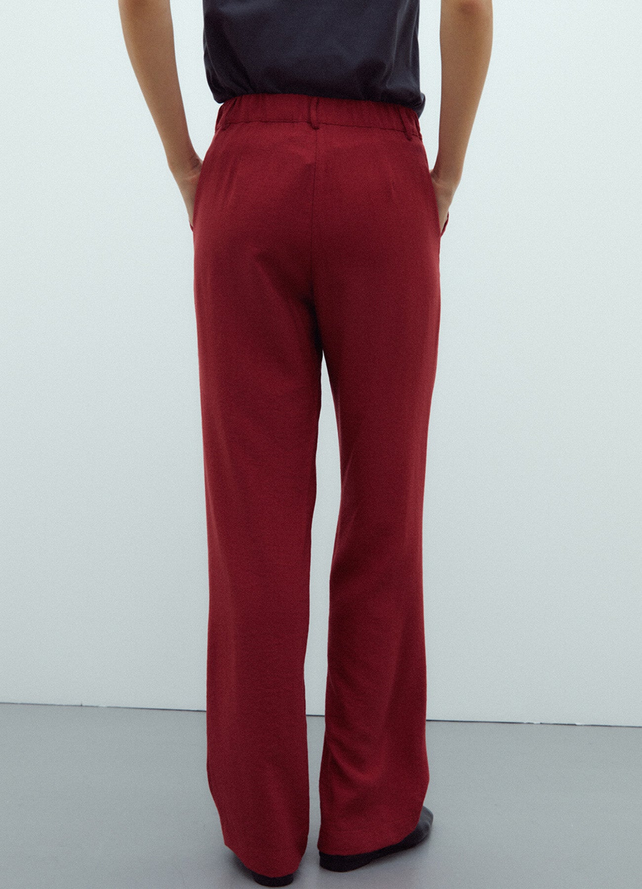 Trouser : Red-107