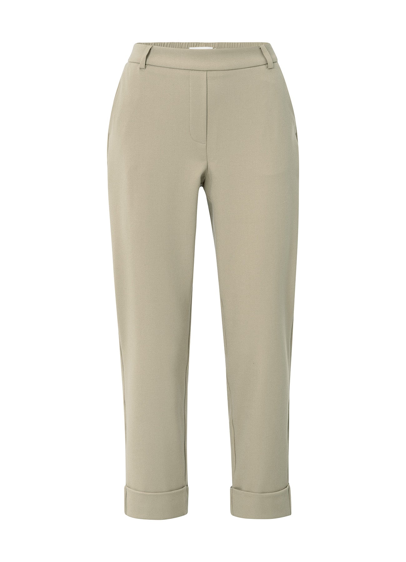 Pantalon With Elastic Waist : Sand Beige 99006