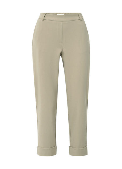 Pantalon With Elastic Waist : Sand Beige 99006