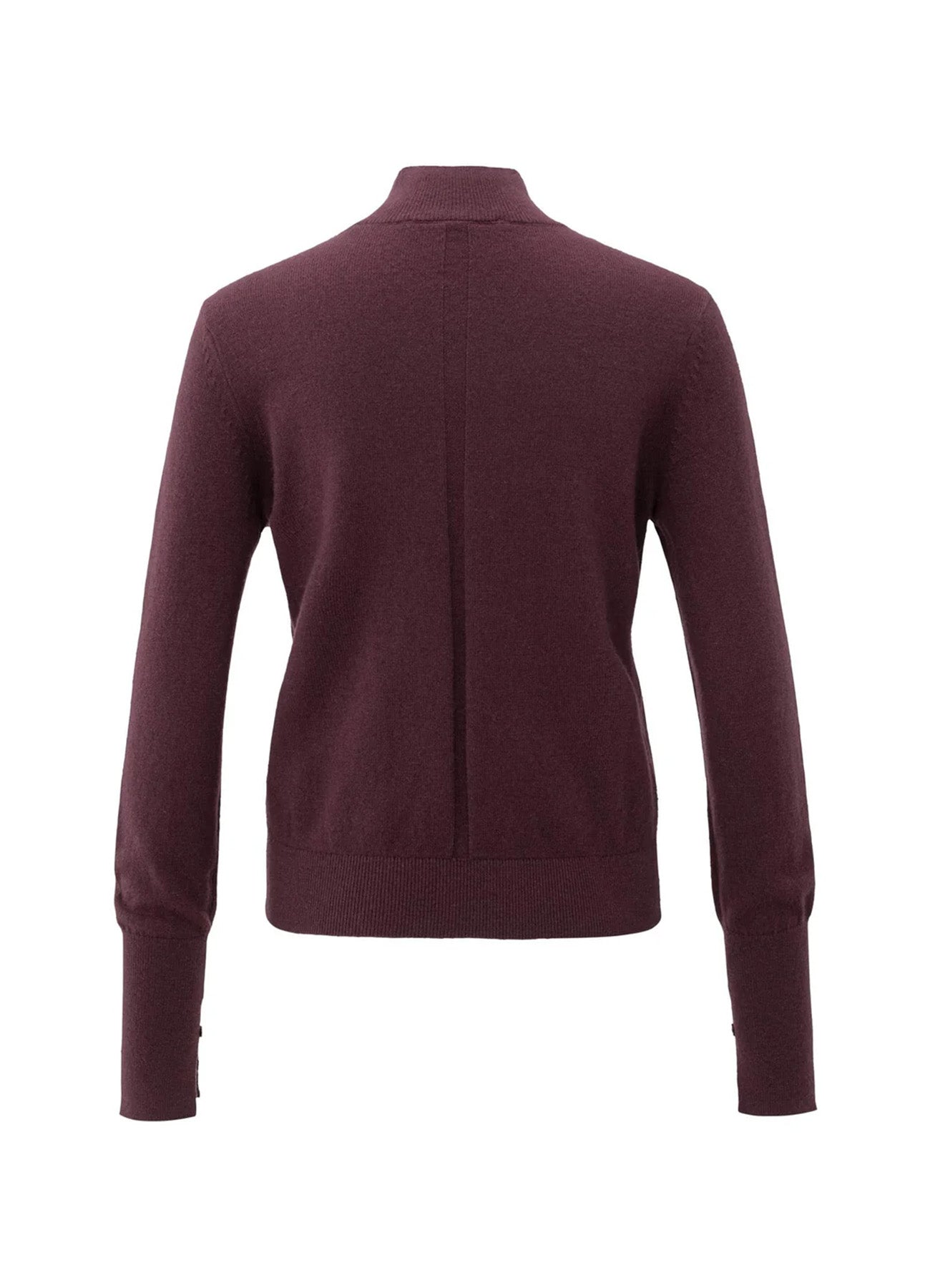 Sweater With Open Parts At Neckline : Fudge Purple 803072
