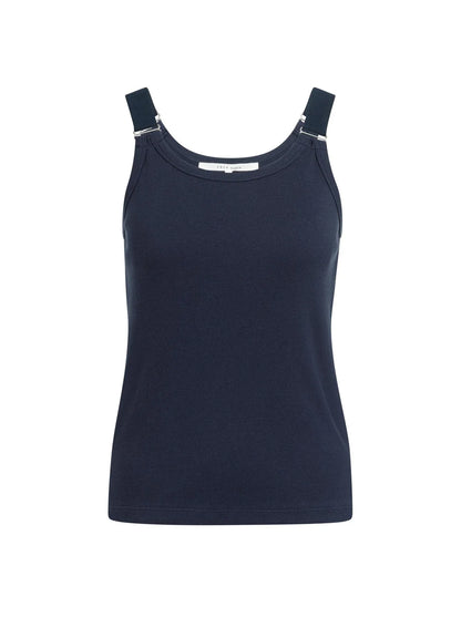 Singlet With Elatic Straps : Navy Blazer Blue 93923