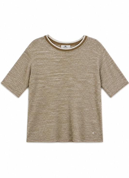 T - Shirt : Beige-57