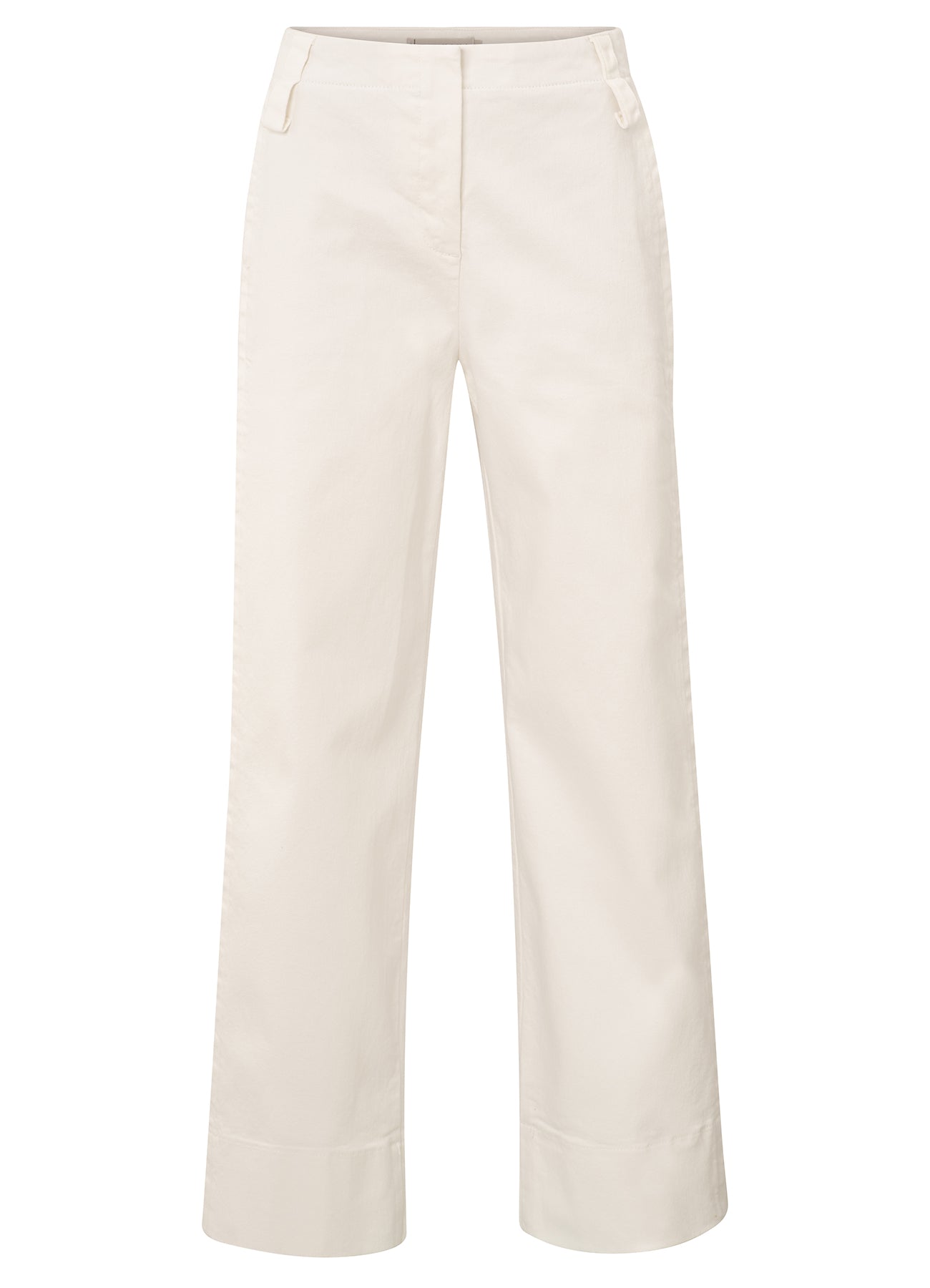 Twill Trousers W. Belt : Off White 99983