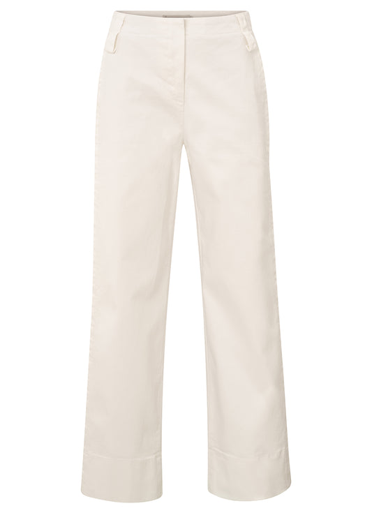 Twill Trousers W. Belt : Off White 99983