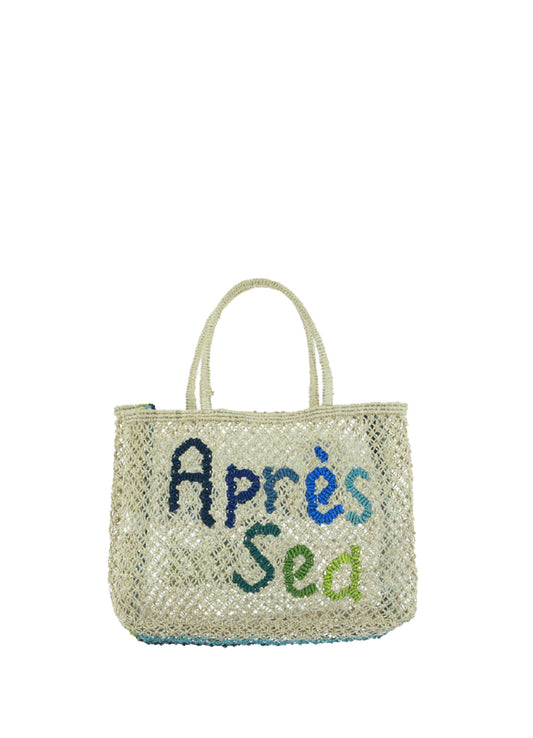 Small Apres Sea : Natural/Multi Blue