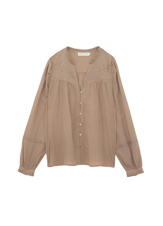 Blouse : 15-Camel