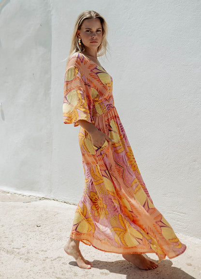 Long Dress : Yellow