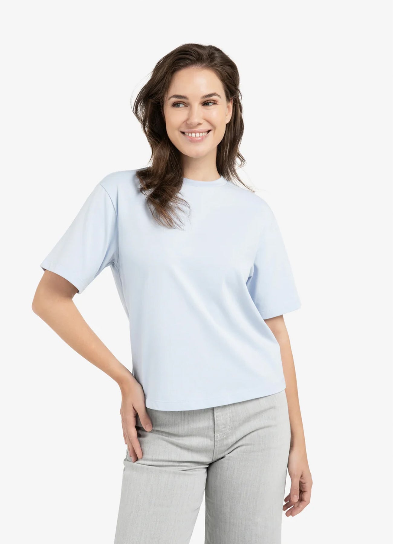 Boyfriend T-Shirt : Ice Blue 99048