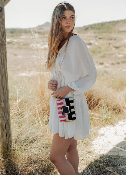 Habana Crossbody : Pinck/Black