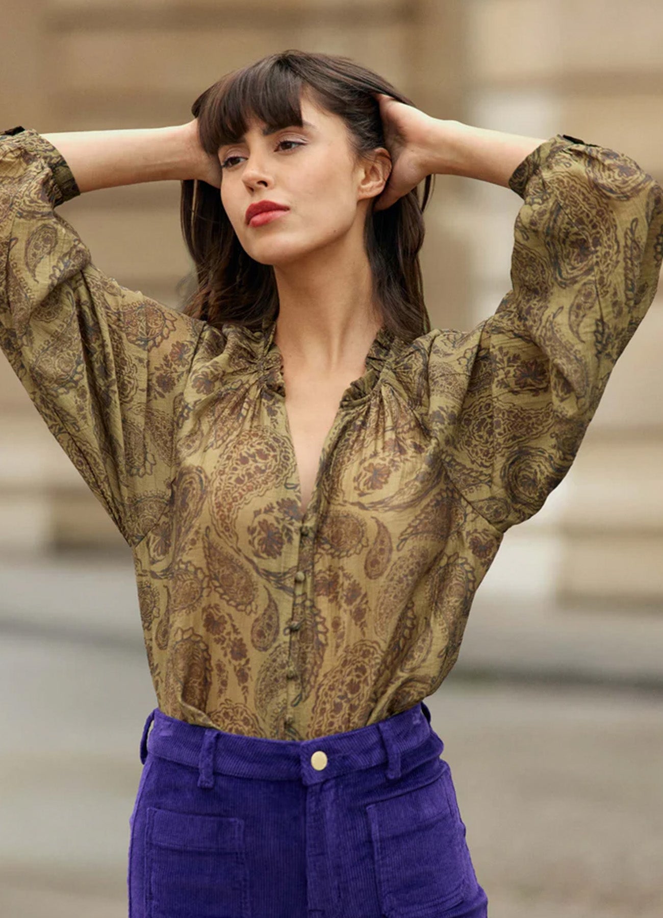 Blouse : 17-Cachemire