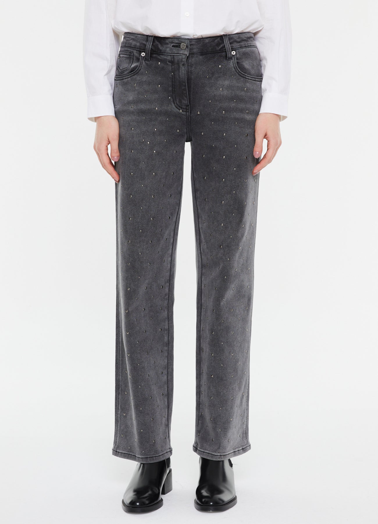 Pants : Grey-42